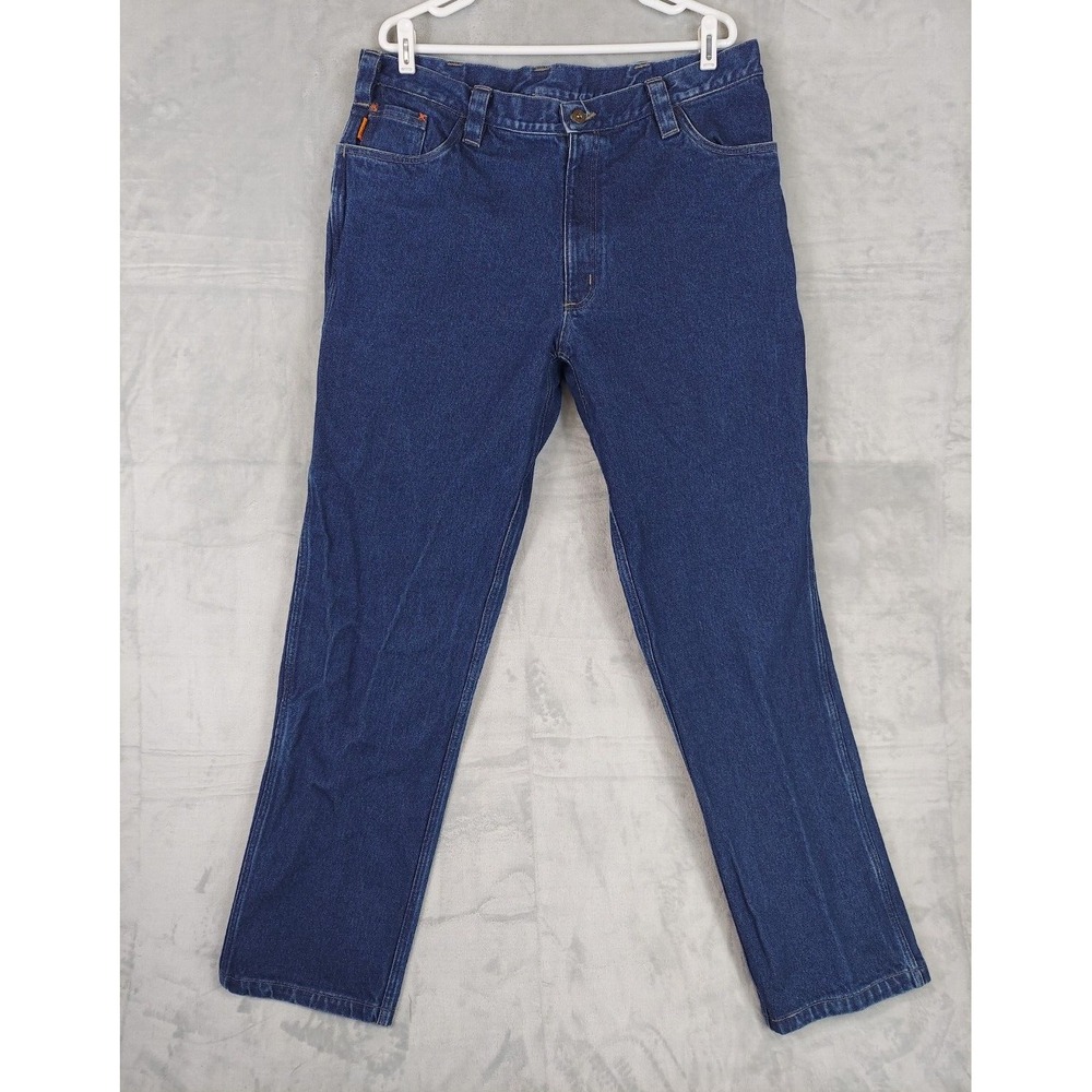 Propper Mens 38x35 FR‎ Flame Resistant Cotton Carpenter Blue Jeans Workwear